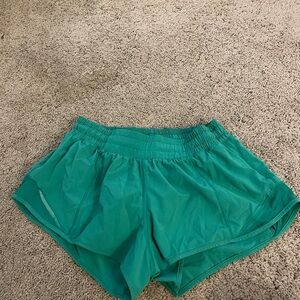 lululemon athletica Turquoise Athletic Shorts